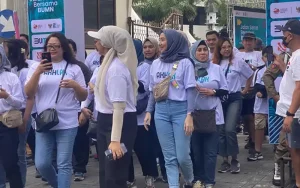 BUMN Peringati HUT ke-25 dengan Gelar Jalan Sehat di Semarang