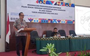 BPJS Kesehatan bersama Pemerintah Provinsi Jawa Tengah melakukan kegiatan desk rekonsiliasi penganggaran kontribusi pajak rokok terhadap kepesertaan Jaminan Kesehatan Nasional.