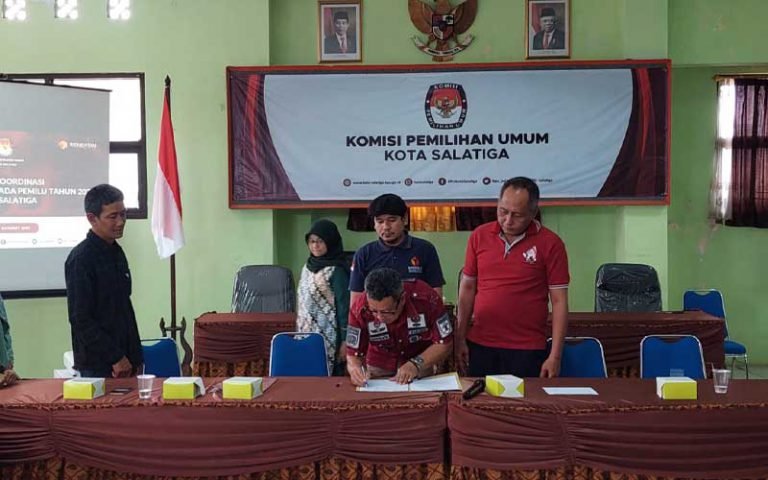 Rutan Salatiga dan KPU Kota Salatiga mengadakan rapat koordinasi untuk membahas pendirian TPS Lokasi Khusus di Rutan Salatiga dalam rangka menyukseskan Pemilu 2024.