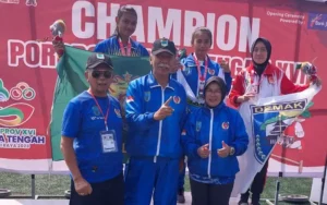 Atlet Atletik Asal Kota Salatiga Sumbang 2 Emas di Ajang Porprov XVI Pati