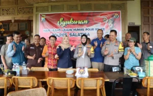 Humas Polres Ulang Tahun, Kapolres Salatiga Ajak Media Cooling System