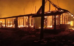 13 Rumah di Jangglengan Dadapayam Terbakar, diduga Karena Lilin