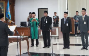 Pj Walikota Salatiga Lantik Tiga Pejabat Tinggi Pratama