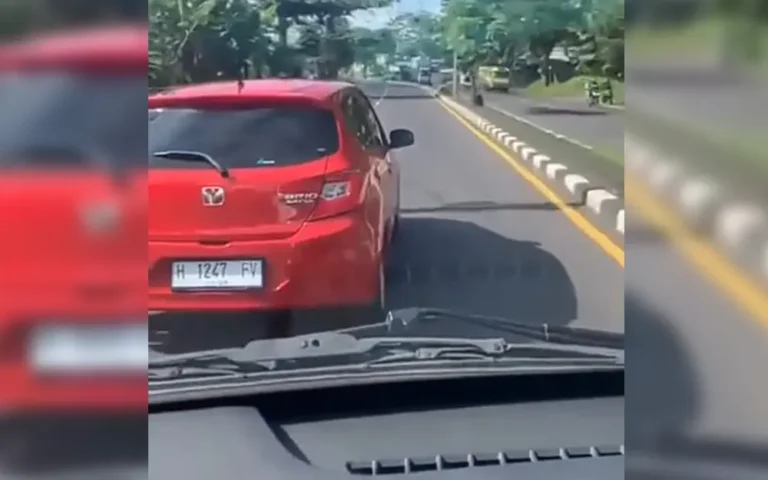 Sebuah video viral di media sosial Instagram menunjukkan sebuah mobil Honda Brio diduga menghalangi laju mobil ambulance saat melintas di Jalan Lingkar Selatan (JLS) Salatiga. Video tersebut diunggah oleh akun Instagram @infokabarsalatiga, memperlihatkan sebuah mobil Honda Brio merah bernomor polisi H 1247 FV diduga menghalangi mobil ambulance PMI Kabupaten Semarang yang sedang mengantarkan pasien.
