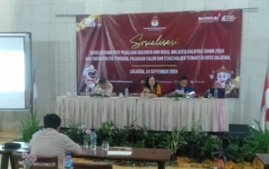 KPU Kota Salatiga menetapkan Lapangan Promasan di Argomulyo dan Lapangan Pule di Sidomukti sebagai lokasi yang tidak boleh digunakan untuk kampanye Pilwalkot 2024. Keputusan ini diumumkan oleh Wahyu Budi Utomo dalam sosialisasi regulasi kampanye pada Selasa, 24 September 2024.