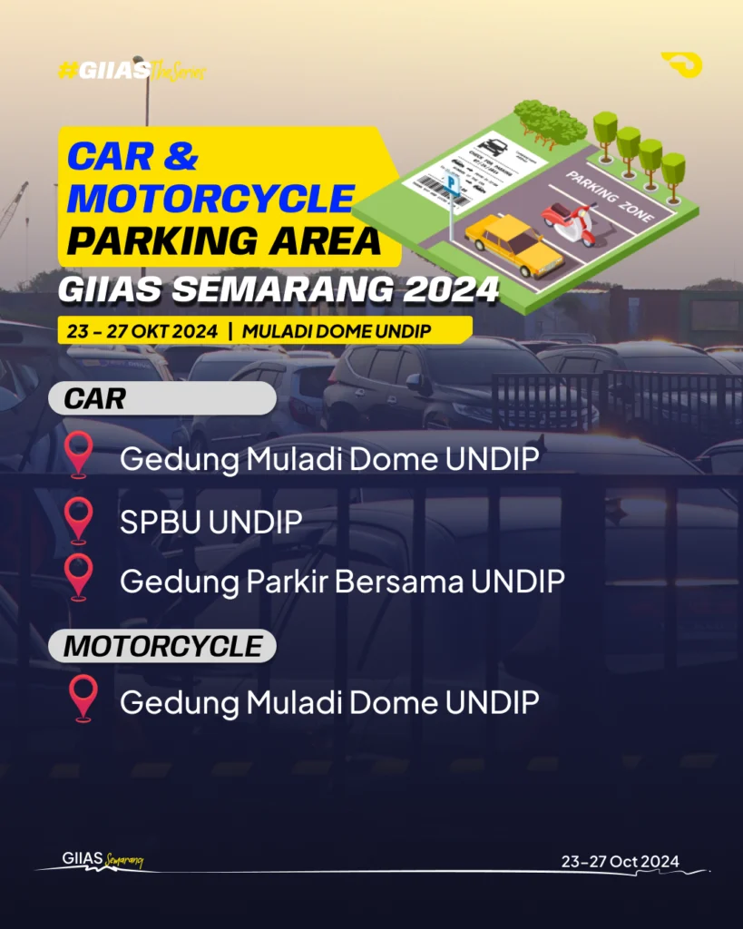 Sri Vista Limbong, Project Director GIIAS, menegaskan komitmen penyelenggara untuk memastikan kenyamanan pengunjung melalui area parkir luas dan shuttle bus gratis, yang memungkinkan pengunjung menikmati acara tanpa kekhawatiran akan parkir.