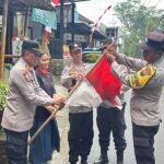 Dalam rangka menyambut Hari Ulang Tahun ke-80 Kemerdekaan Republik Indonesia, Polsek Sidorejo Polres Salatiga mengganti bendera merah putih milik warga yang sudah tidak layak pakai. Aksi ini dipimpin oleh Kapolsek Sidorejo, AKP Sarwoko, S.H., bersama personel dan warga di Kecamatan Sidorejo, Kota Salatiga, pada Selasa, 5 Agustus 2025.