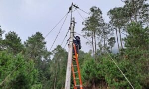 PLN Icon Plus Pastikan Keandalan Jaringan lewat Perapihan Kabel Optik di Repeater Telemoyo