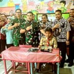 Siswa SDN Gedanganak 03 Ungaran Nikmati MBG Bersama Kasdam IVDiponegoro