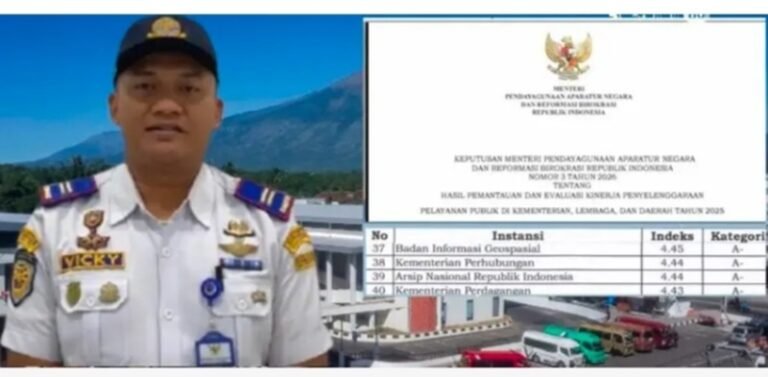 Terminal Tipe A Tingkir Salatiga meraih peringkat ke-38 nasional pelayanan publik oleh Kementerian PAN-RB. Capaian ini diraih unit BPTD Kelas I Jawa Tengah di Terminal Tingkir Salatiga pada evaluasi 2025, diumumkan Selasa 13 Januari 2026, sebagai hasil peningkatan kualitas layanan berkelanjutan melalui seleksi dan penilaian berlapis.