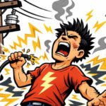 kesetrum listrik tersengat