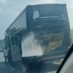 Bus Tabrak Kendaraan di Tol Semarang ABC KM 430B, Lalu Lintas Tersendat