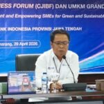 Pemerintah bersama Bank Indonesia menggelar Central Java Investment Business Forum (CJIBF) 2026 di Semarang pada 11–12 Mei 2026 untuk mempertemukan investor dan pelaku usaha guna mendorong investasi berkelanjutan, sekaligus memperkuat UMKM melalui UMKM Grande 2026 sebagai pendukung pertumbuhan ekonomi daerah yang inklusif