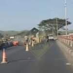 Perbaikan Jalan Bergeser ke Jembatan Rel KA di Lingkar Kaliwungu, Arus Lalu Lintas Merambat