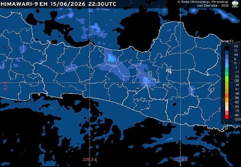 Cuaca di Semarang dan sebagian besar wilayah Jawa Tengah pada Rabu, 17 Juni 2026, diprakirakan didominasi kondisi cerah berawan hingga berawan. Berdasarkan prakiraan BMKG, hujan ringan masih berpotensi terjadi secara tidak merata pada sore hingga awal malam di sejumlah daerah pegunungan dan dataran tinggi, sementara suhu udara berkisar 27–34 derajat Celsius dengan kelembapan 55–85 persen.