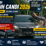 Polda Jawa Tengah akan menggelar Operasi Patuh Candi 2026 pada 8-21 Juni 2026 untuk meningkatkan disiplin dan keselamatan berlalu lintas. Selain edukasi dan pencegahan, polisi juga menindak pelanggaran melalui ETLE dan tilang manual, termasuk penggunaan pelat nomor kendaraan yang ditutup, dilipat, atau dimodifikasi demi menghindari kamera pengawas lalu lintas.