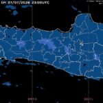 Badan Meteorologi, Klimatologi, dan Geofisika (BMKG) memprakirakan cuaca Semarang dan Jawa Tengah pada Rabu, 8 Juli 2026, didominasi kondisi cerah hingga cerah berawan. Pengamatan pukul 06.00 WIB mencatat suhu udara Semarang 24,2 derajat Celsius dengan kelembapan 81 persen, sementara hujan ringan berpotensi terjadi tidak merata di Jawa Tengah bagian timur dan dataran tinggi.