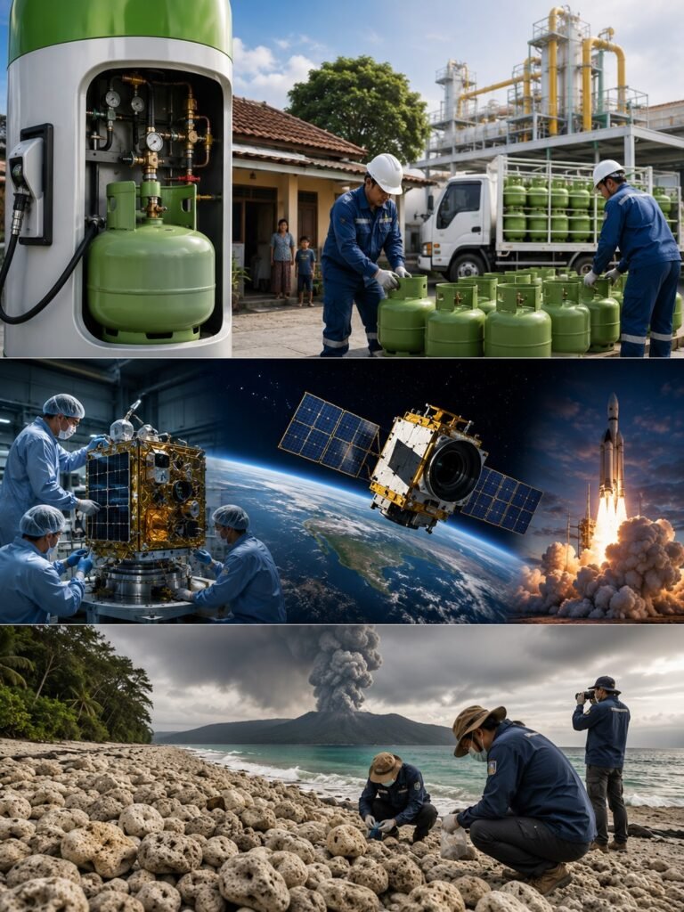 Pemerintah Siapkan CNG 3 Kg, Satelit Neo One dan Batu Apung Papua Jadi Sorotan
