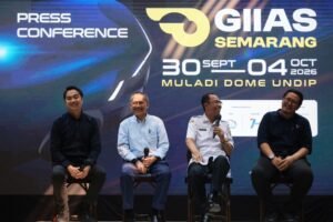 GIIAS Semarang 2026 menghadirkan 19 merek kendaraan global di Muladi Dome UNDIP, Semarang, pada 30 September–4 Oktober 2026. Pameran otomotif yang memasuki penyelenggaraan kelima di Semarang ini digelar GAIKINDO untuk memperkenalkan inovasi dan teknologi kendaraan terbaru sekaligus mendukung perkembangan industri otomotif di Jawa Tengah.