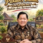Empat Calon Bertarung dalam Pilkades Bener, Beni Tekankan Pemilihan Damai Tanpa Gesekan